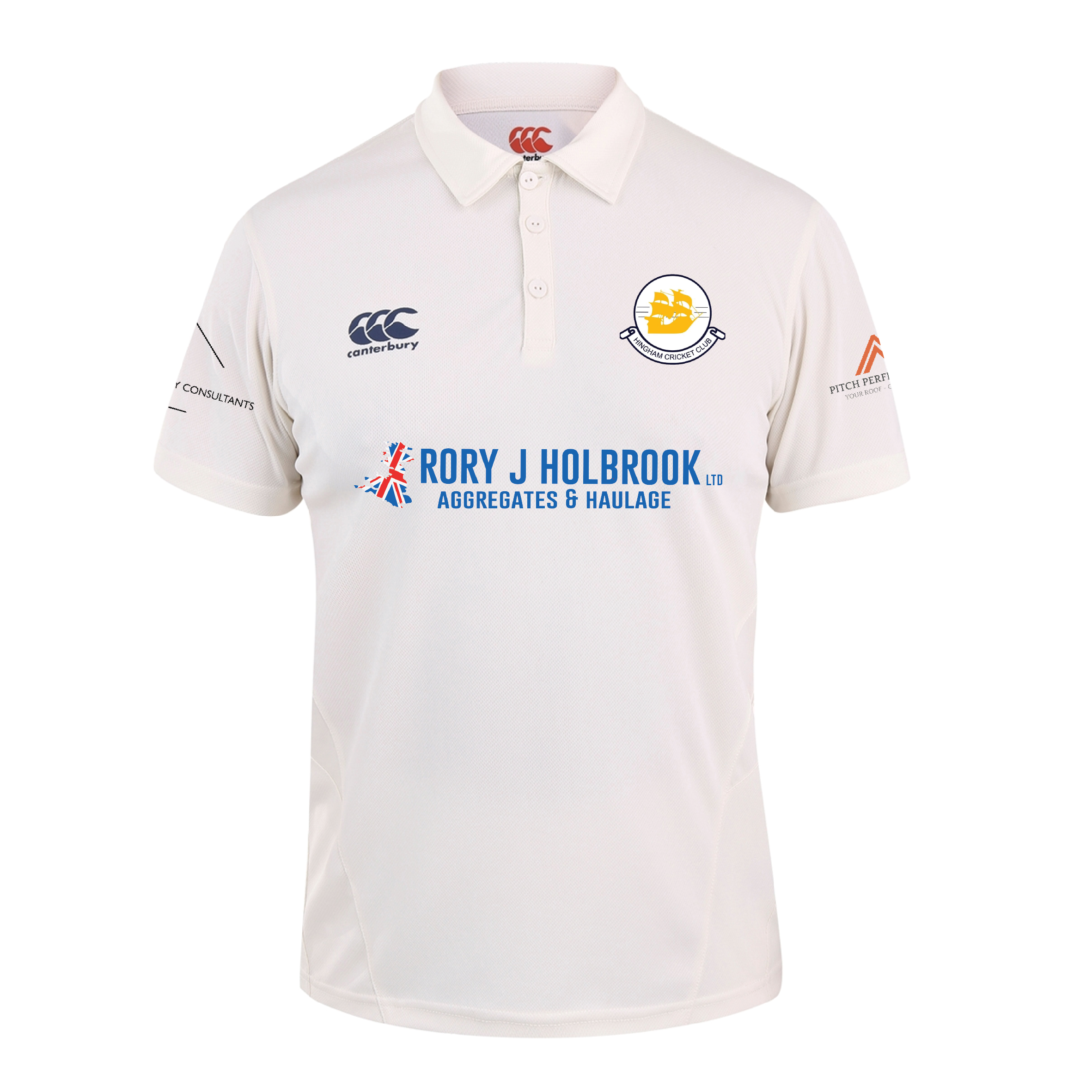 Hingham Cricket Club - Canterbury Cricket Shirt - Cream