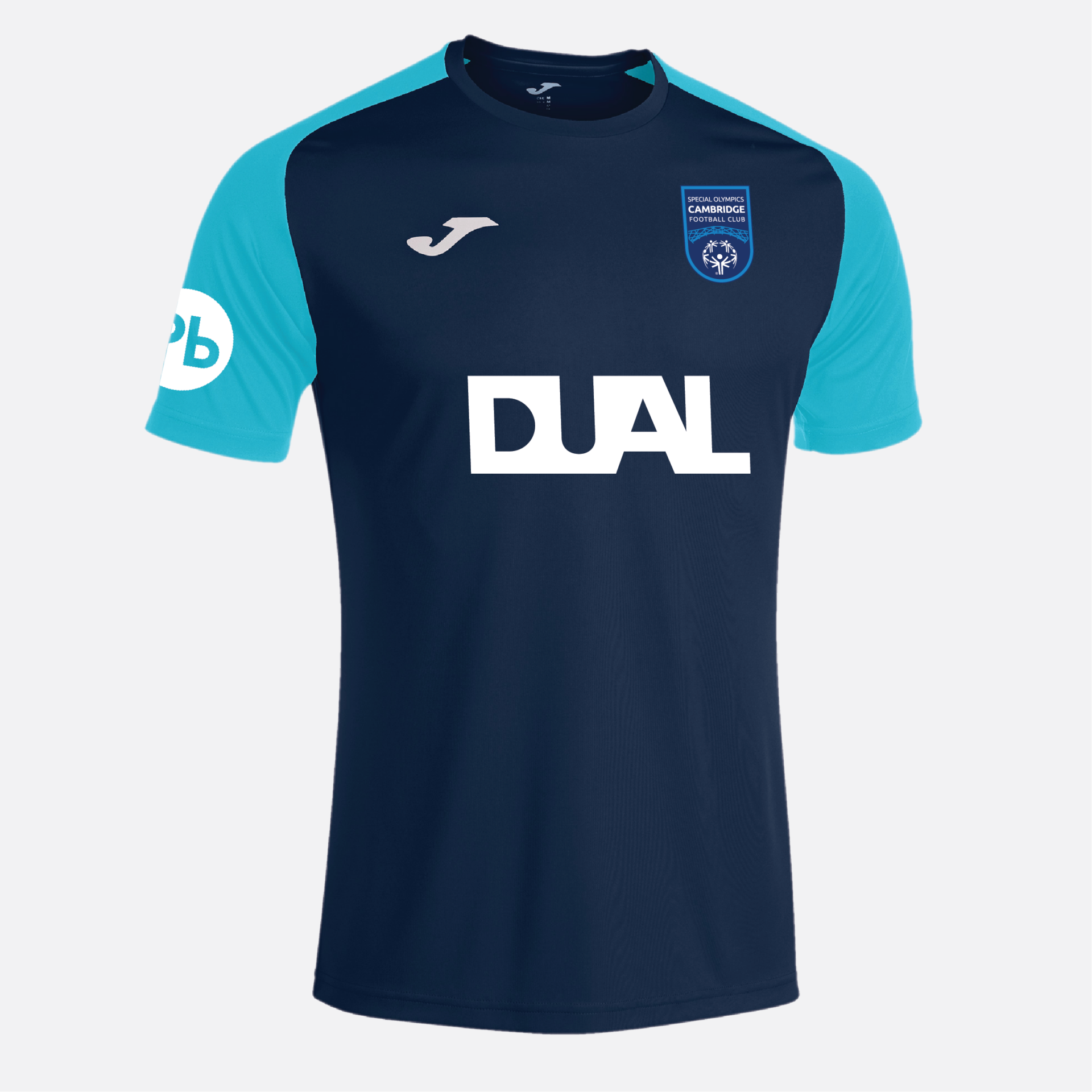 Special Olympics Cambridge FC - Joma Academy IV Shirt - Navy Turquoise
