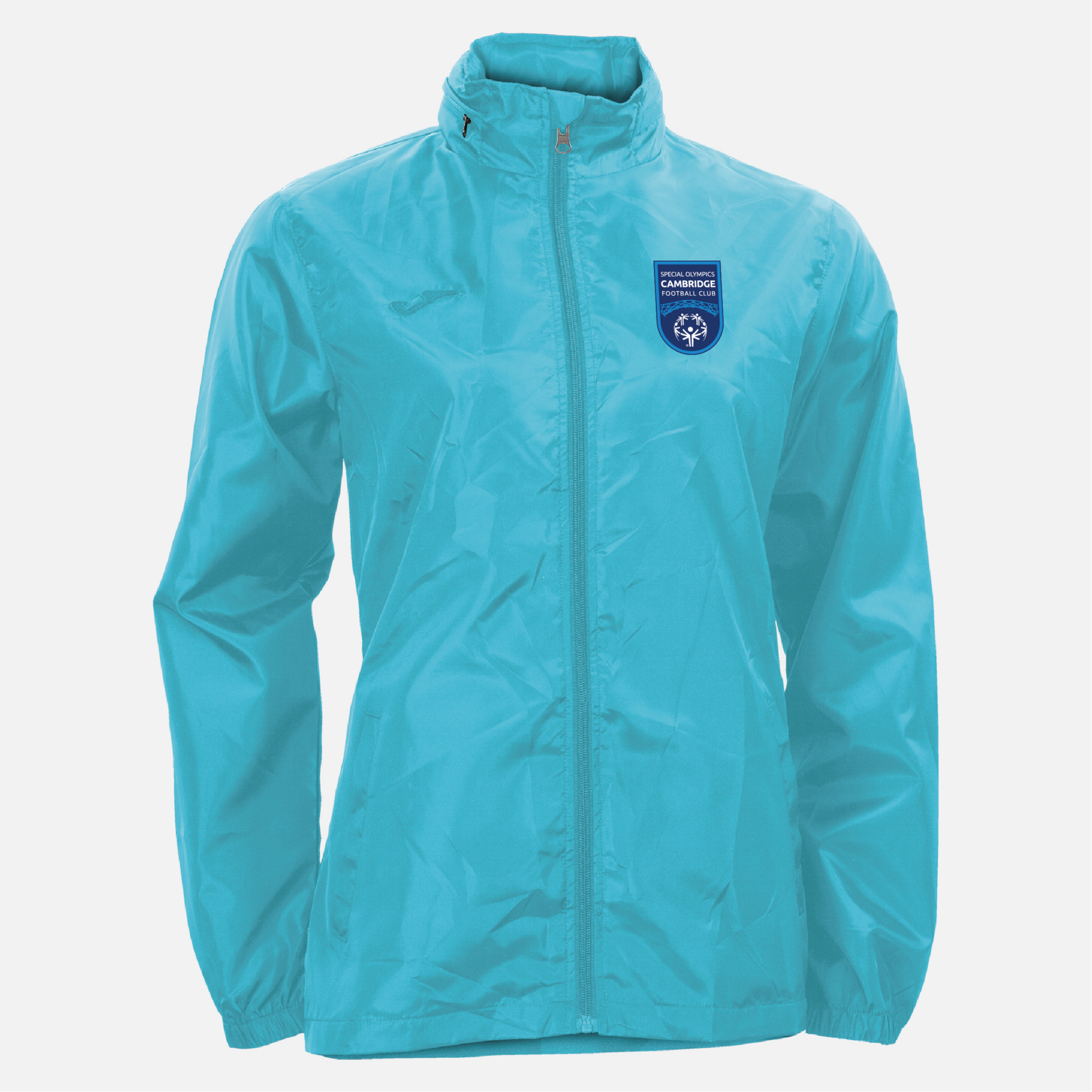 Special Olympics Cambridge FC - Joma Women's Galia Rain Jacket - Turquoise