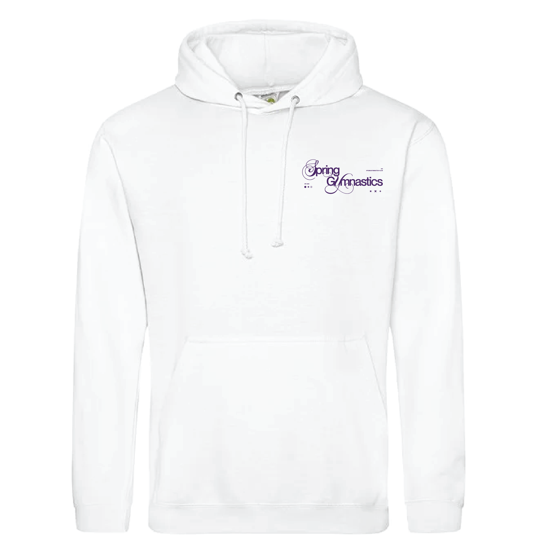 Spring Gymnastics - Club College Hoodie (Junior) - Arctic White