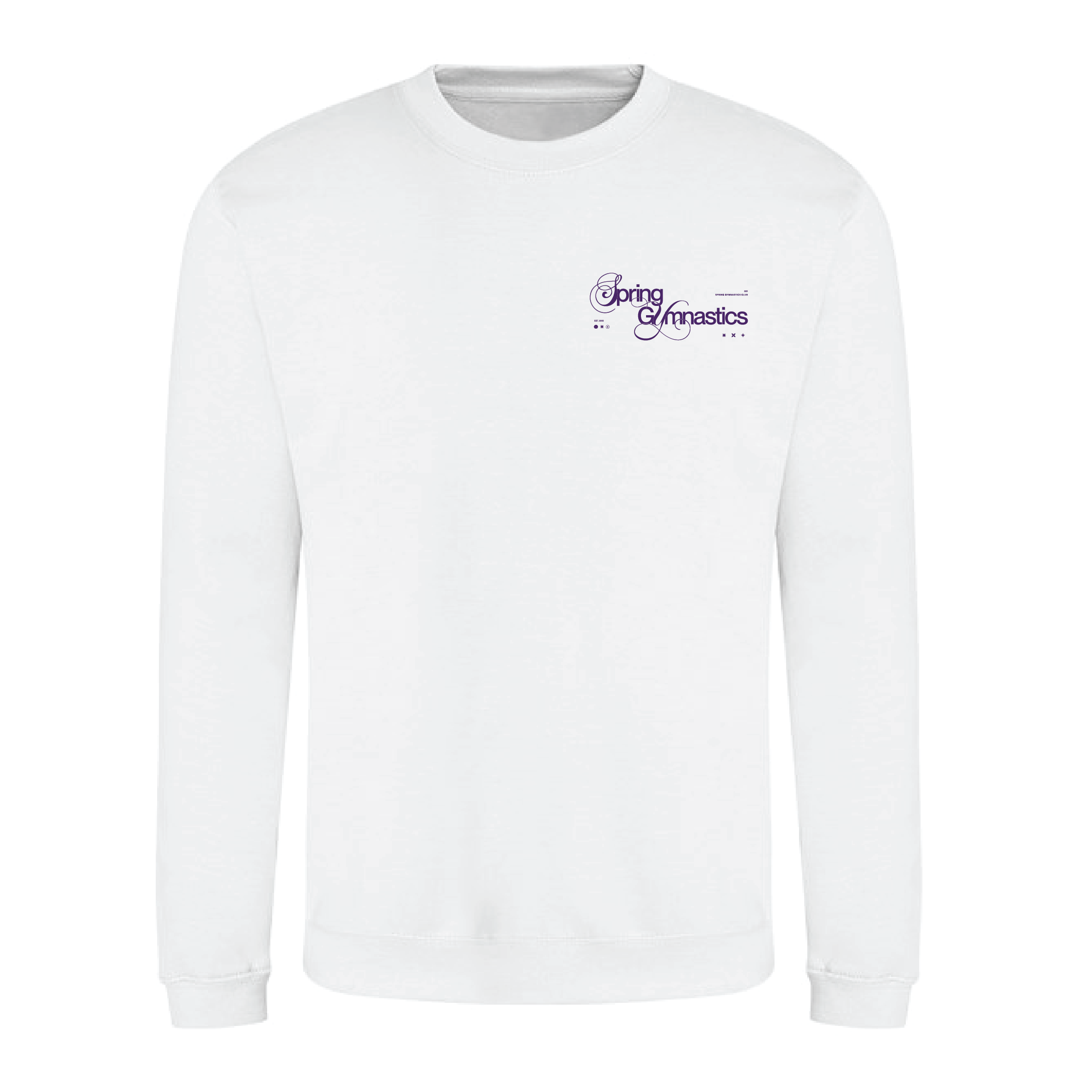 Spring Gymnastics - Club Classic Sweatshirt (Junior) - Arctic White