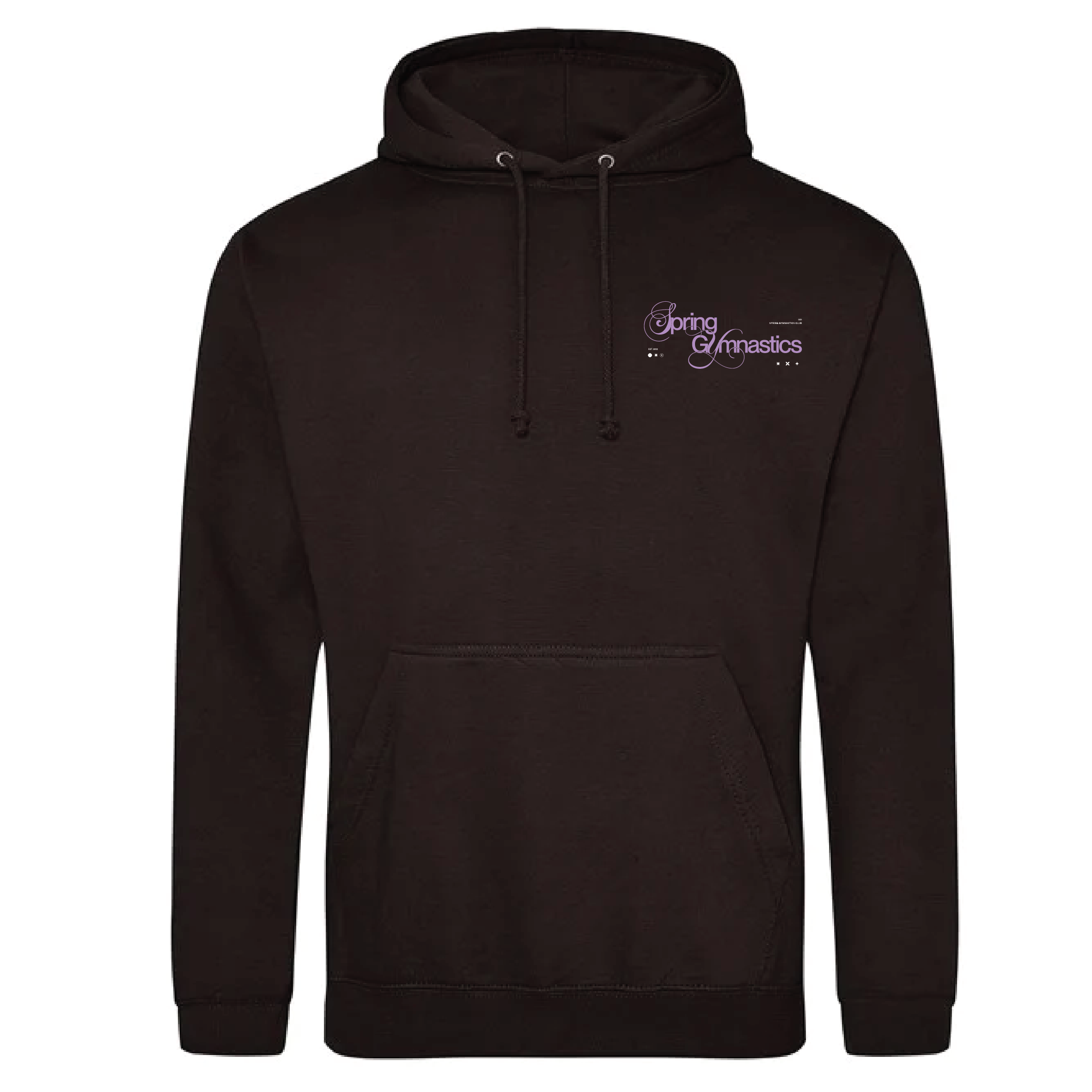 Spring Gymnastics - Club College Hoodie (Adult) - Jet Black