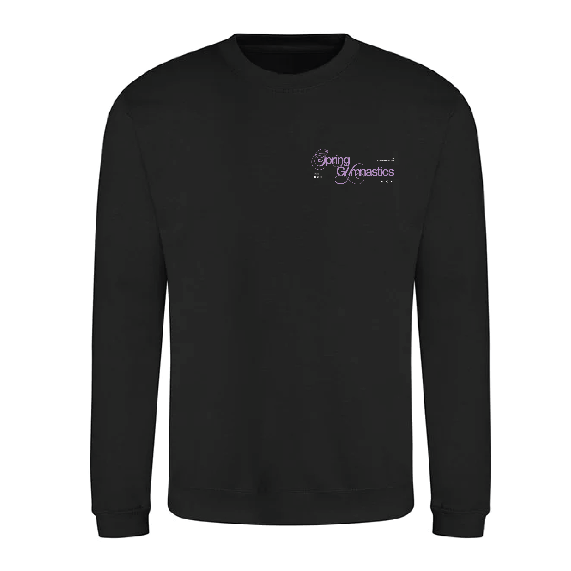 Spring Gymnastics - Club Classic Sweatshirt (Adult) - Jet Black