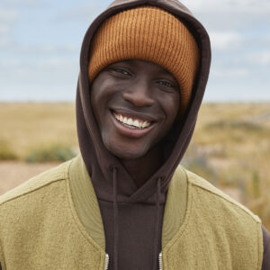 Classic engineered deep-cuffed beanie