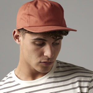 Organic cotton unstructured 5-panel cap