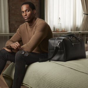 Tailored luxe PU wash bag