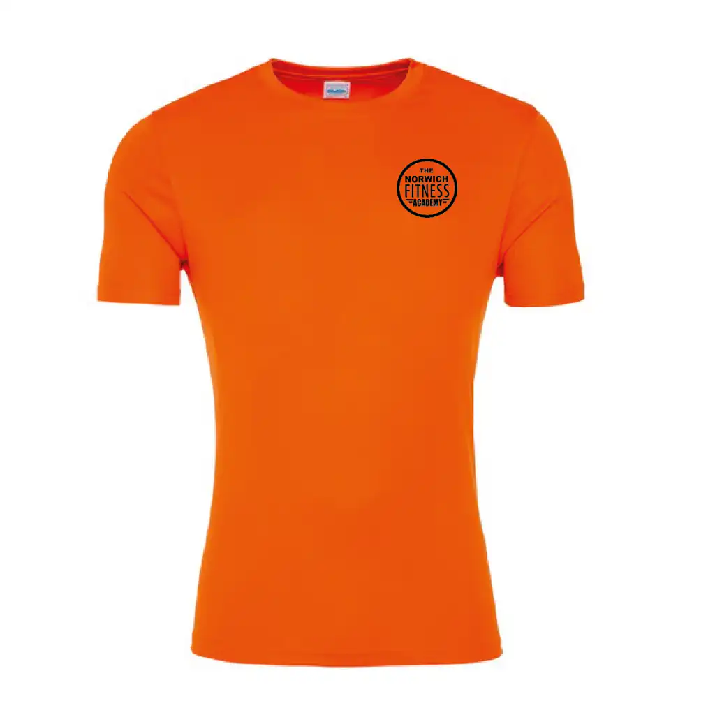 The Norwich Fitness Academy - Smooth T-Shirt - Orange Crush
