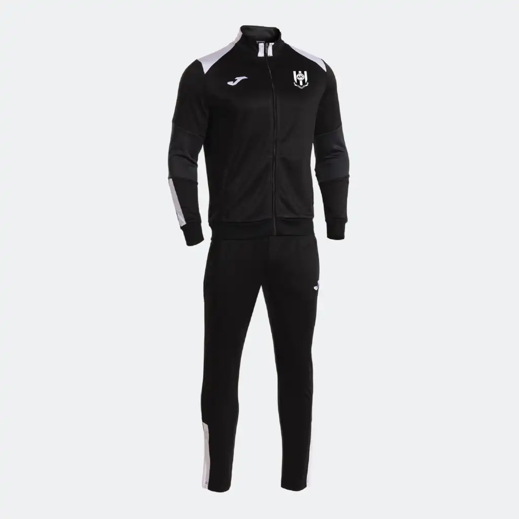 Acle United FC - Joma Danubio IV Youth Training Tracksuit Set - Black White