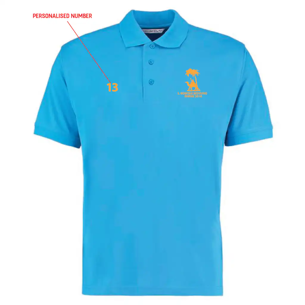 South Norfolk Bedouins – RIMINI 2016 Polo Shirt (Mid Blue)
