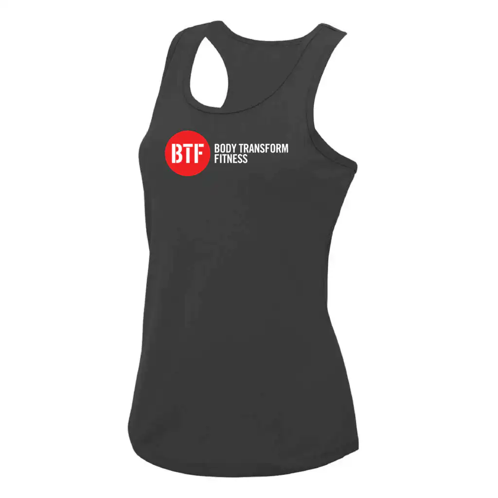 Body Transform Fitness - Women's Cool Vest - Charcoal