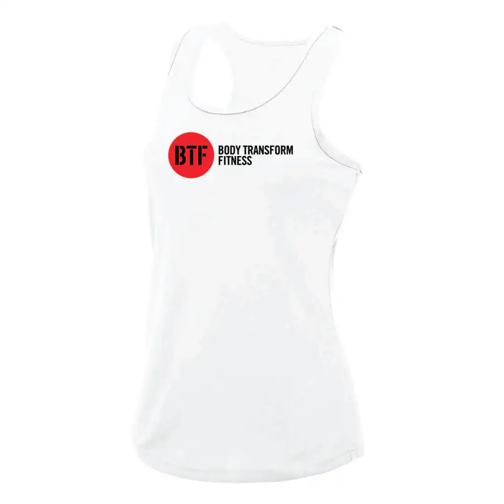 Body Transform Fitness - Women's Cool Vest - Arctic White