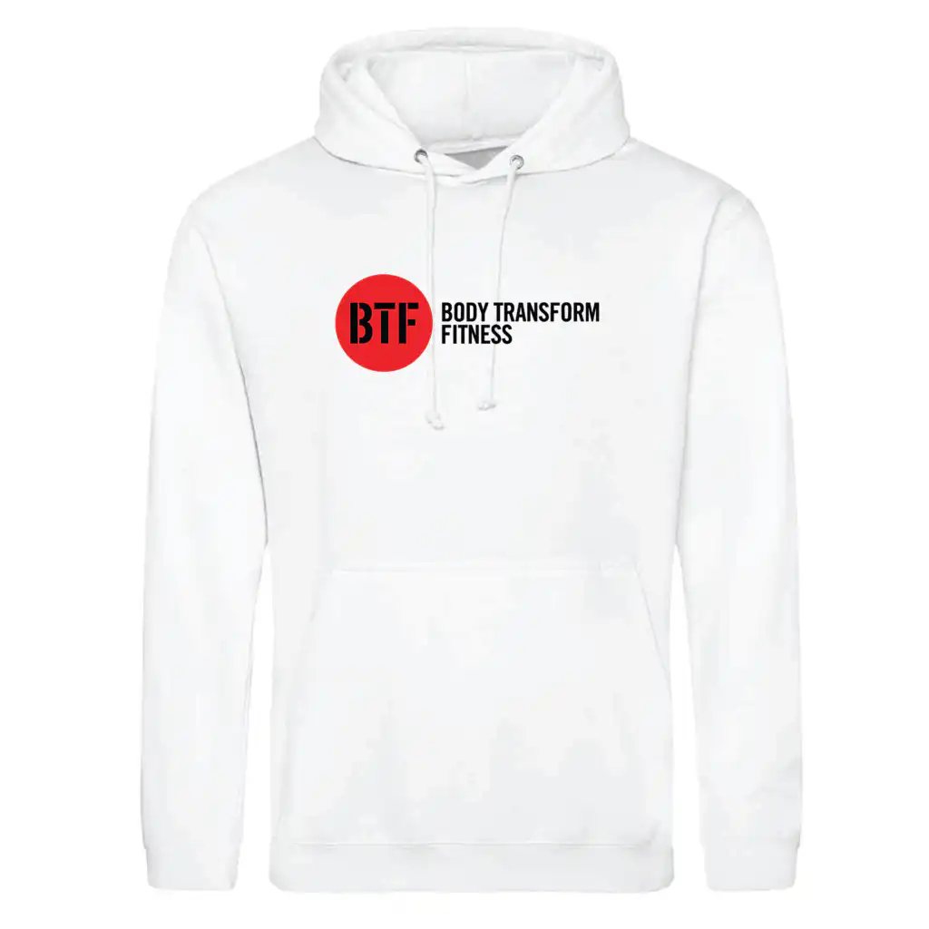 Body Transform Fitness - College Hoodie - Arctic White