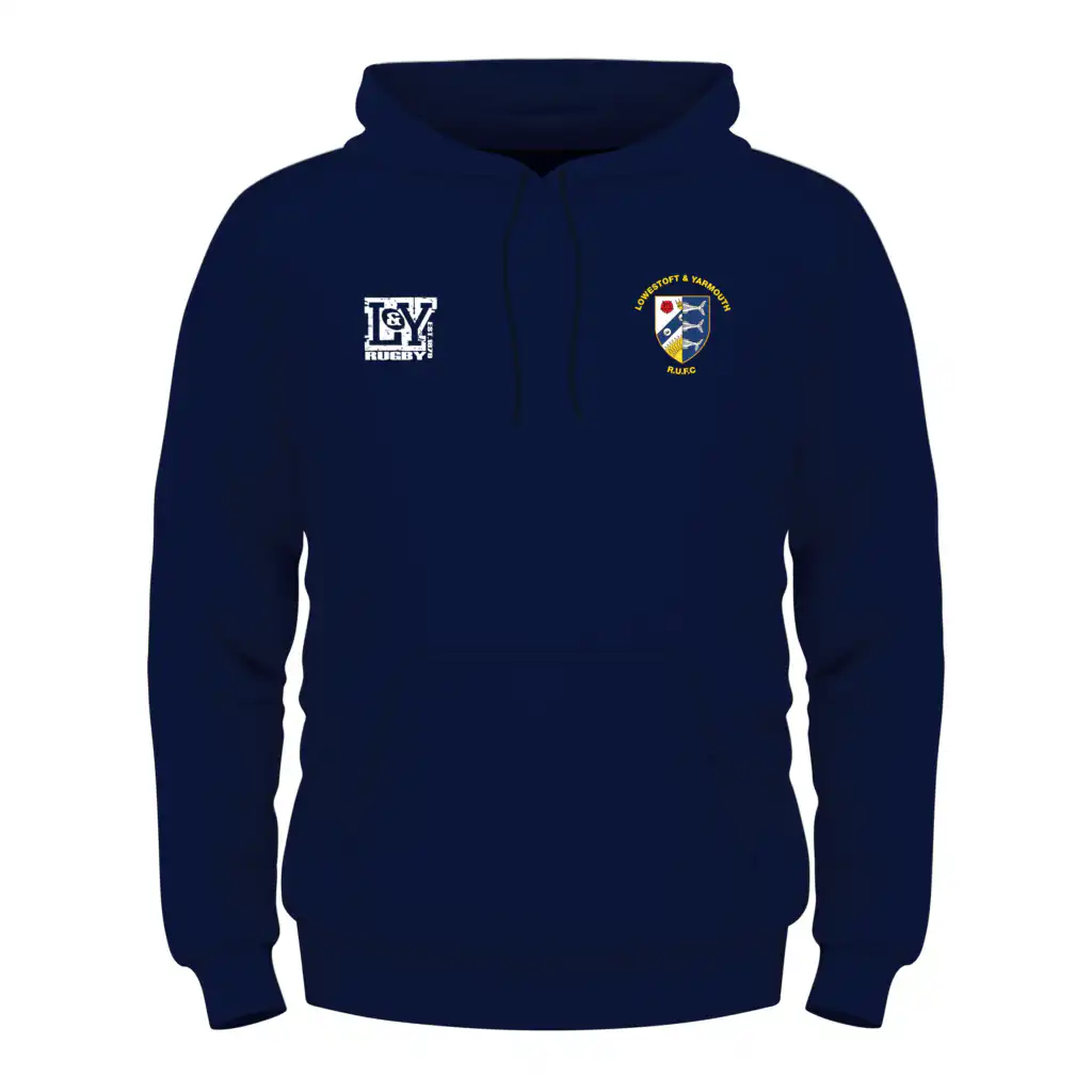 L&Y Rugby - Classic Hoodie - Navy (Youth Sizes only)