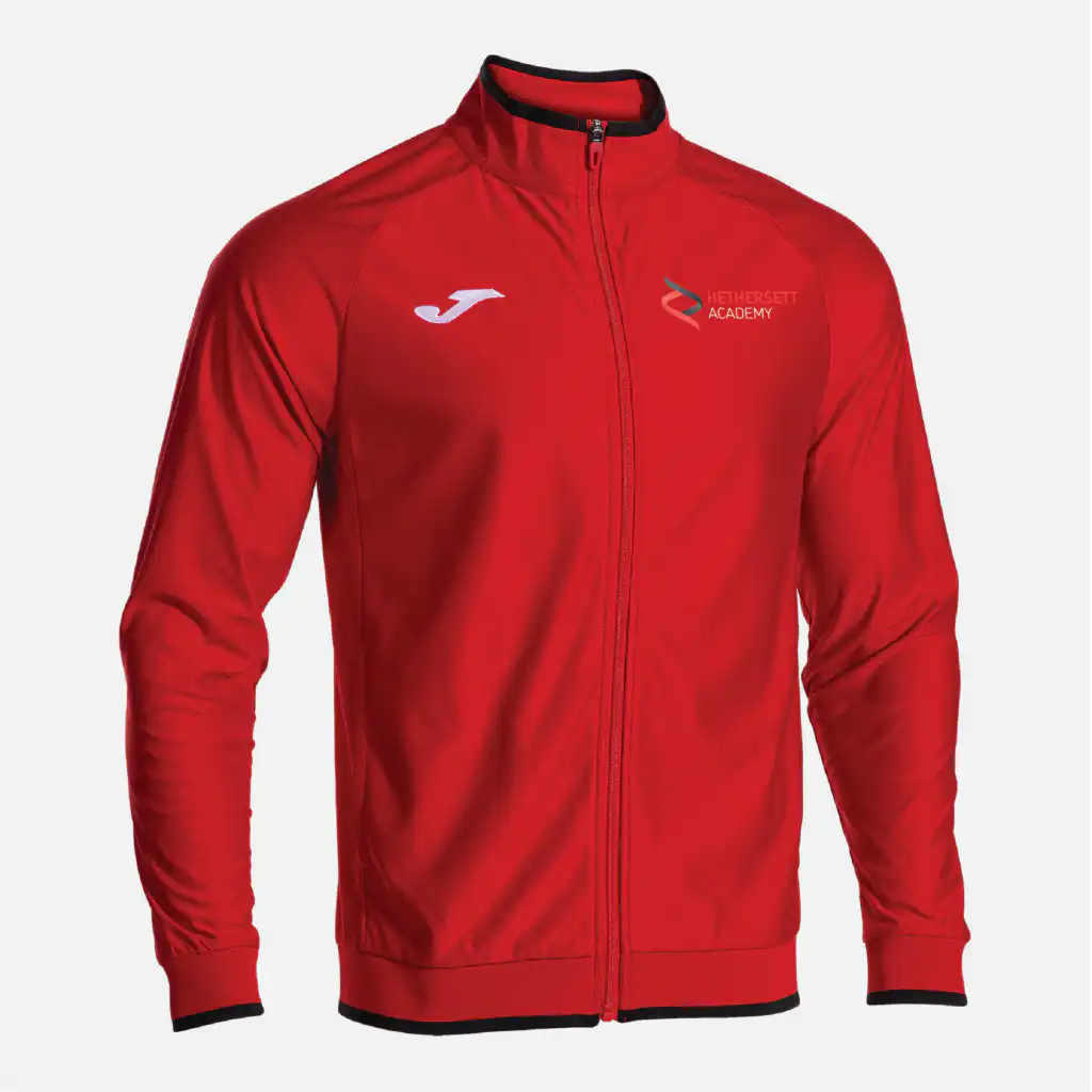 Hethersett Academy PE Staff - Joma Combi Premium Full Zip Jacket - Red Black