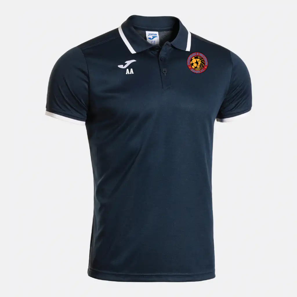 Dussindale & Hellesdon Rovers FC Joma Combi Premium Polo Shirt (Navy/White)