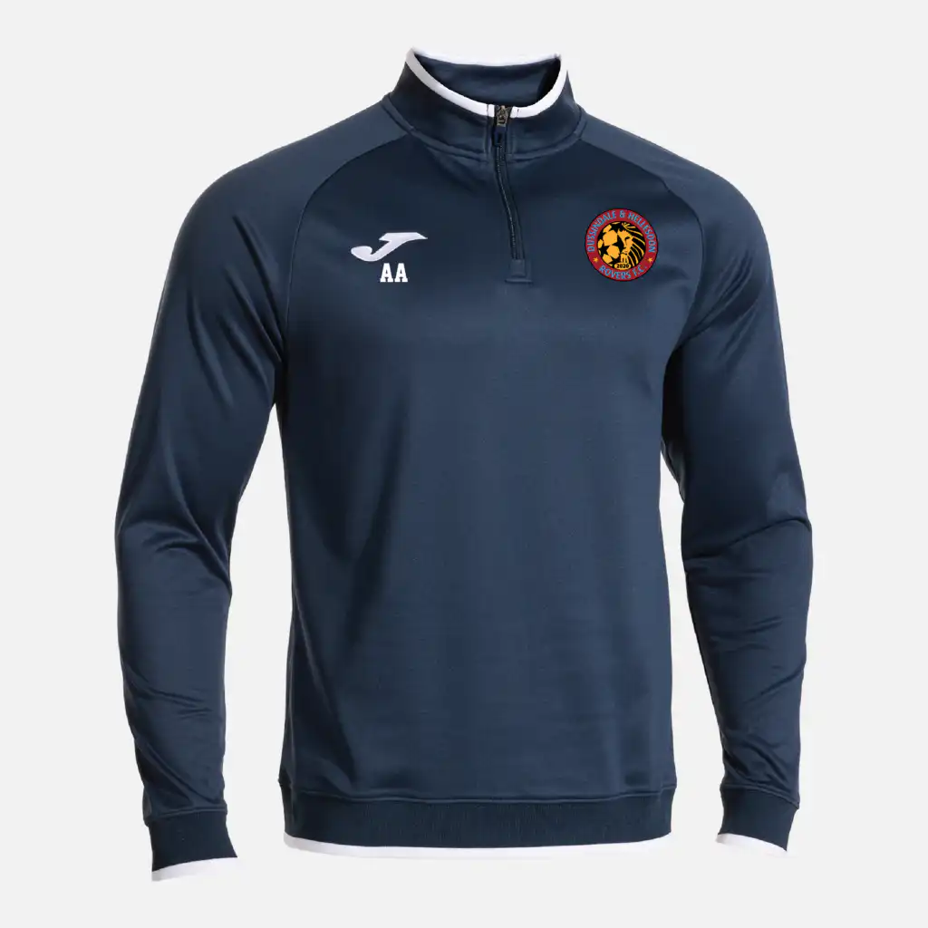 Dussindale & Hellesdon Rovers FC Joma Combi Premium 1/4 Zip Sweatshirt (Navy/White)