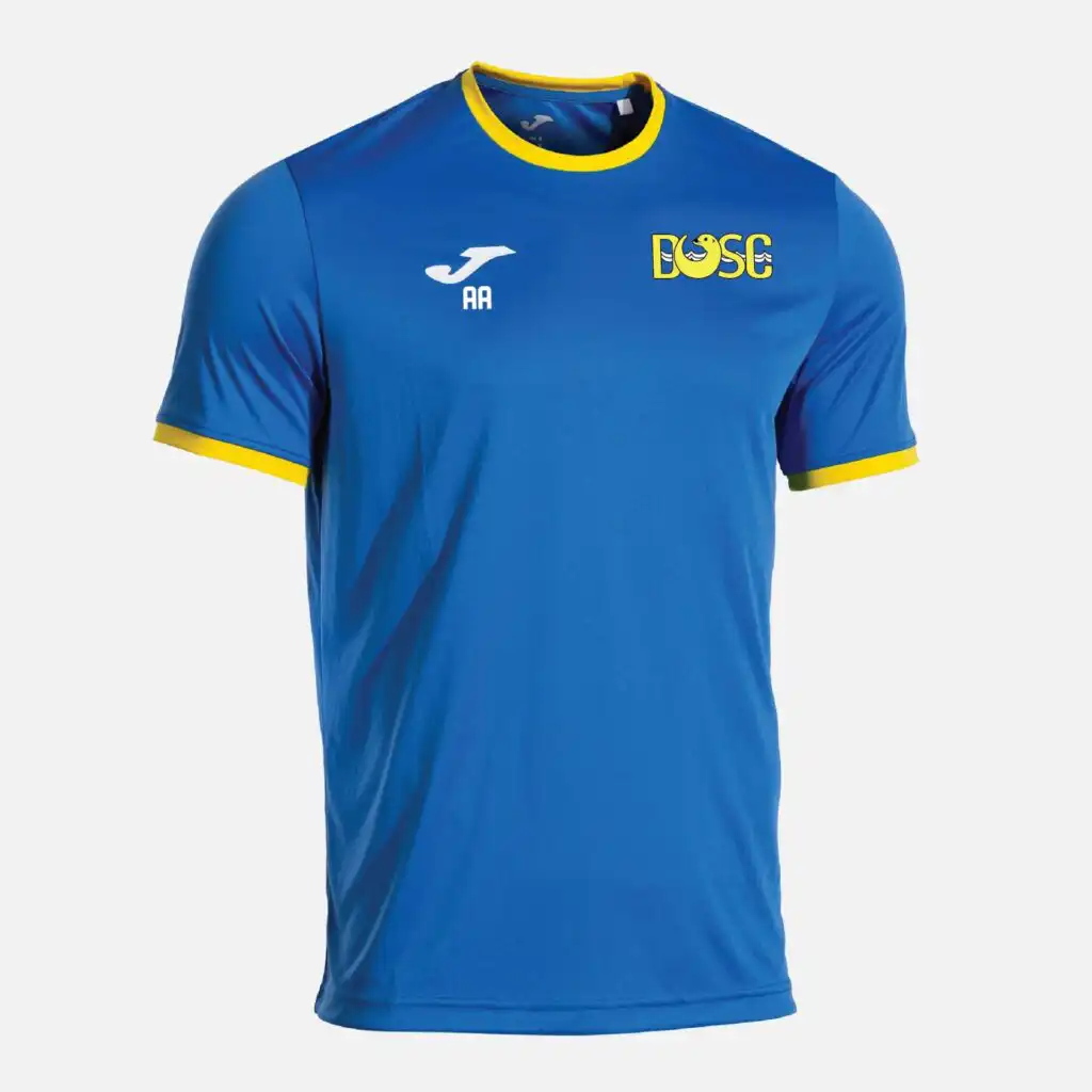 Diss Otters Swimming Club - Joma Combi Premium T-Shirt (Royal/Yellow)