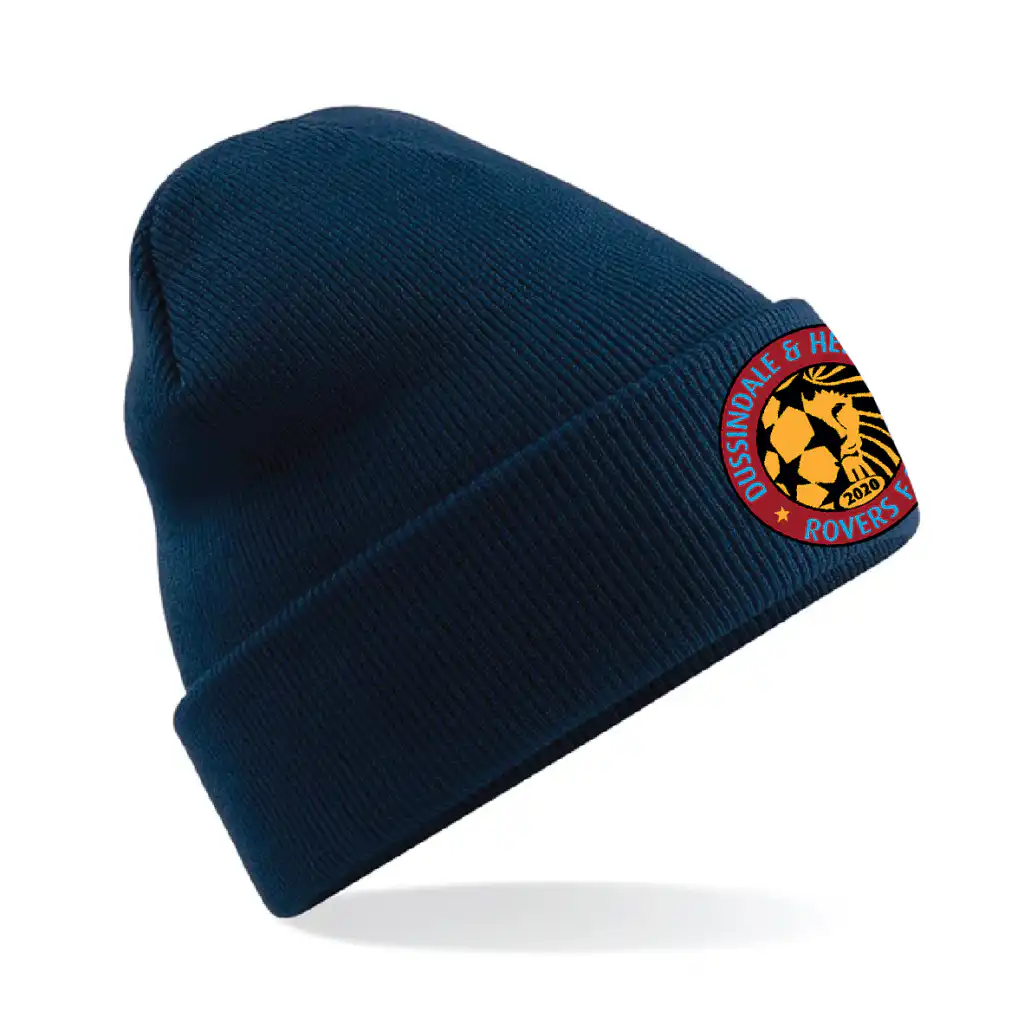 Dussindale & Hellesdon Rovers FC Original Cuffed Beanie (French Navy)