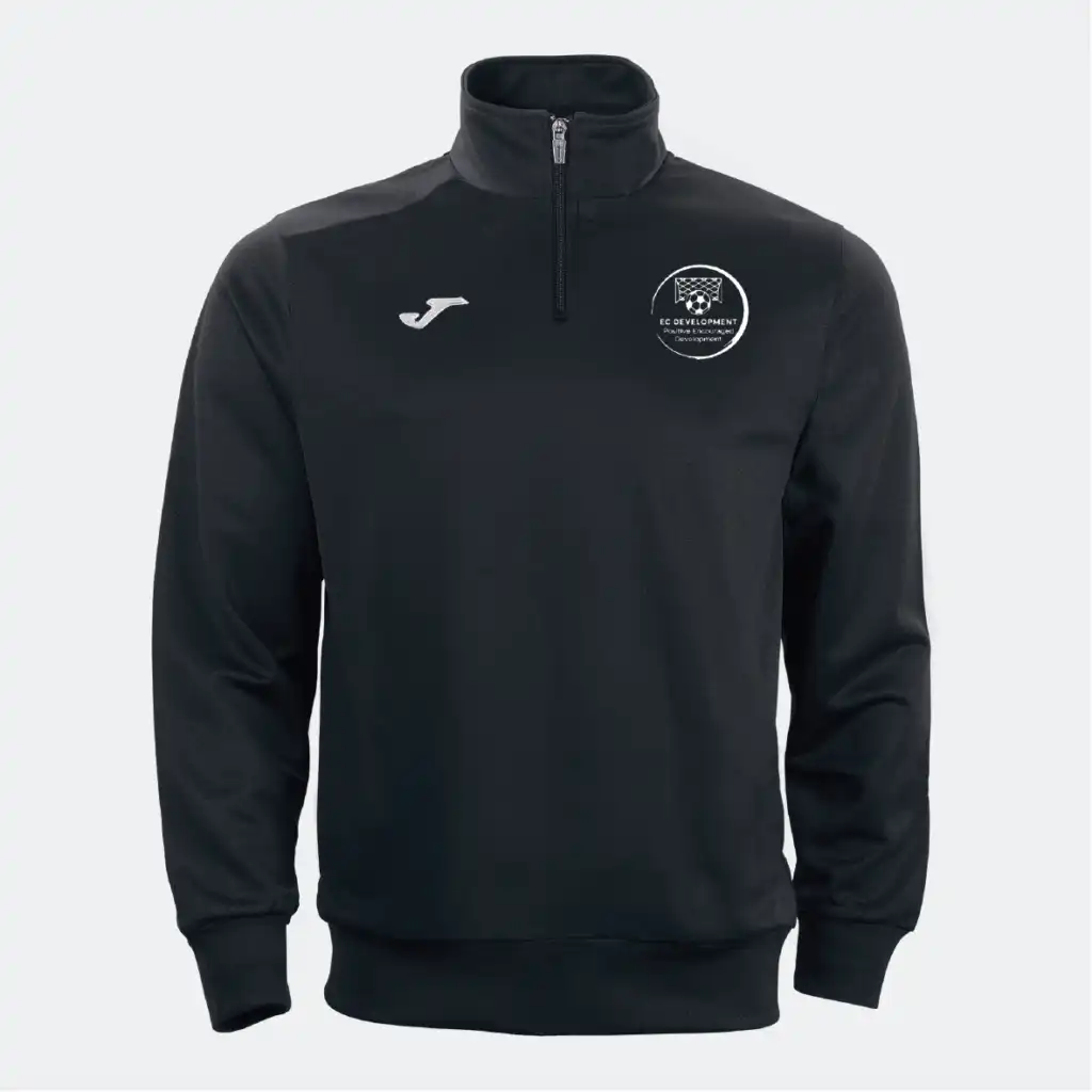 EC Development - Joma Faraon 1/2 Zip Sweatshirt - Black