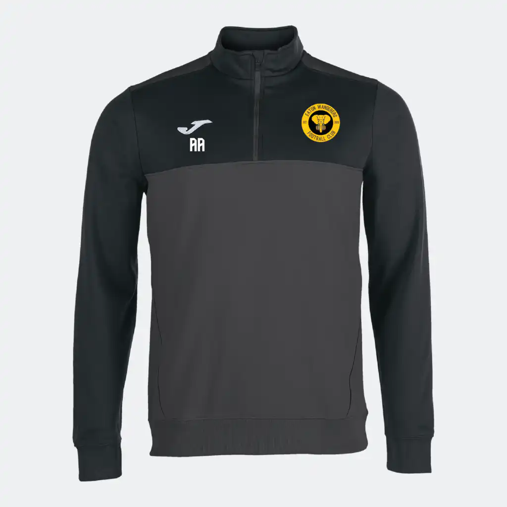 Eaton Wanderers FC - Joma Winner 1/2 Zip Sweatshirt - Anthracite Black