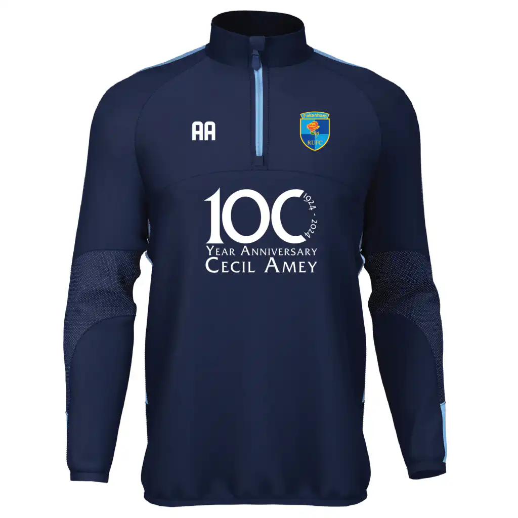 Fakenham RUFC - Cecil Amey Sponsored Edge Pro Midlayer - Navy Sky