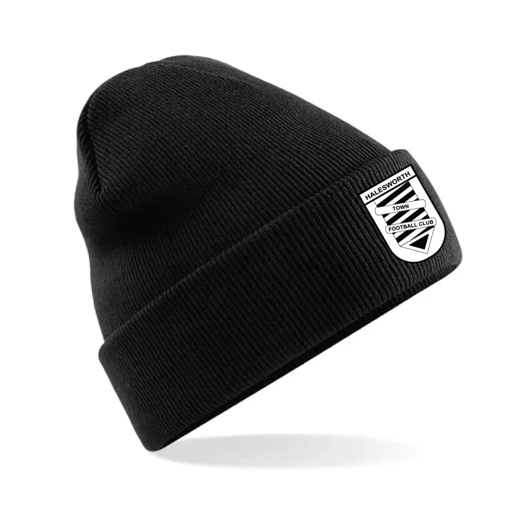 Halesworth Town FC Original Cuffed Beanie (Black)