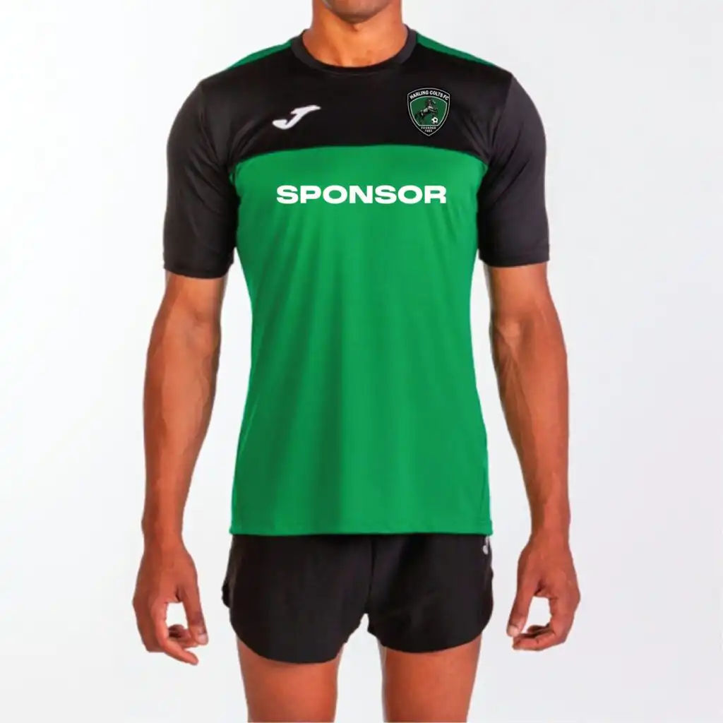 Harling Colts FC - Joma Winner Home Shirt - Green Black