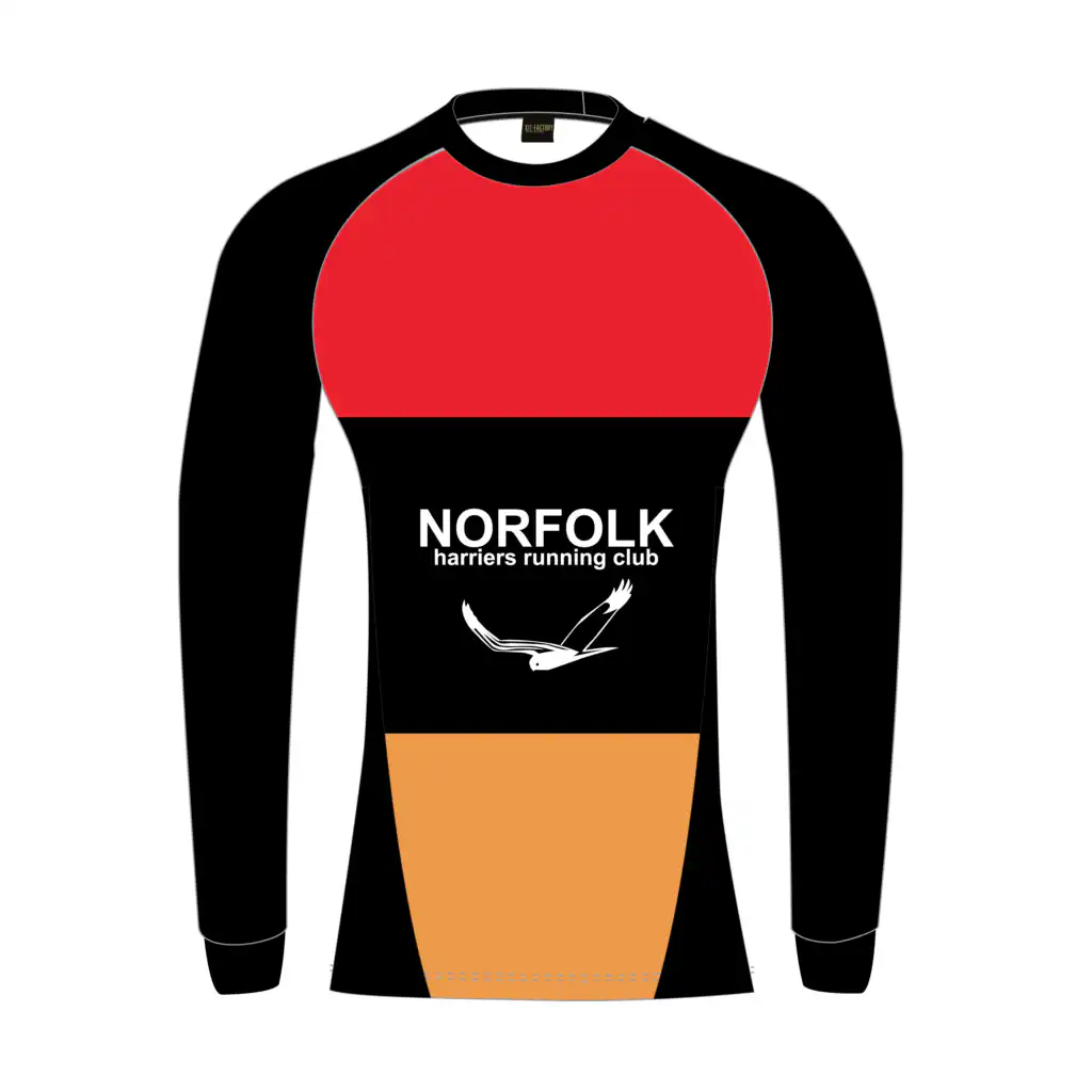 Norfolk Harriers RC - Long Sleeve Custom Athletics Tee - Ladies Fit