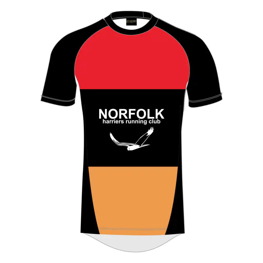 Norfolk Harriers RC - Short Sleeve Custom Athletics Tee