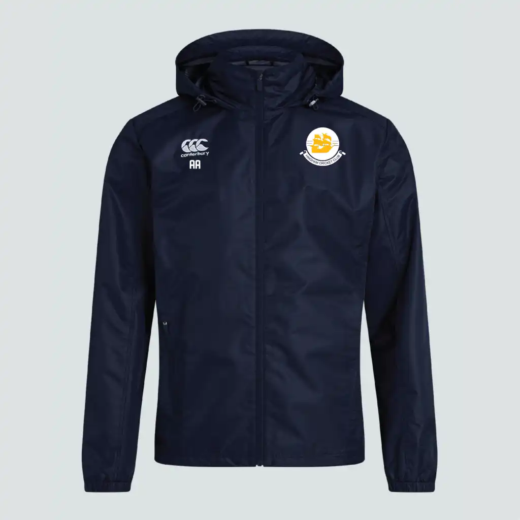 Hingham Cricket Club - Canterbury Club Vaposhield Full-Zip Rain Jacket - Navy