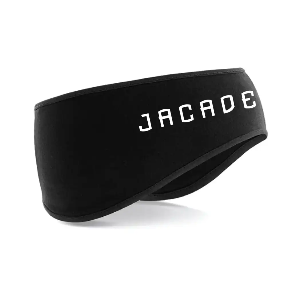 JACADEMY Softshell Sports Tech Headband (Black)
