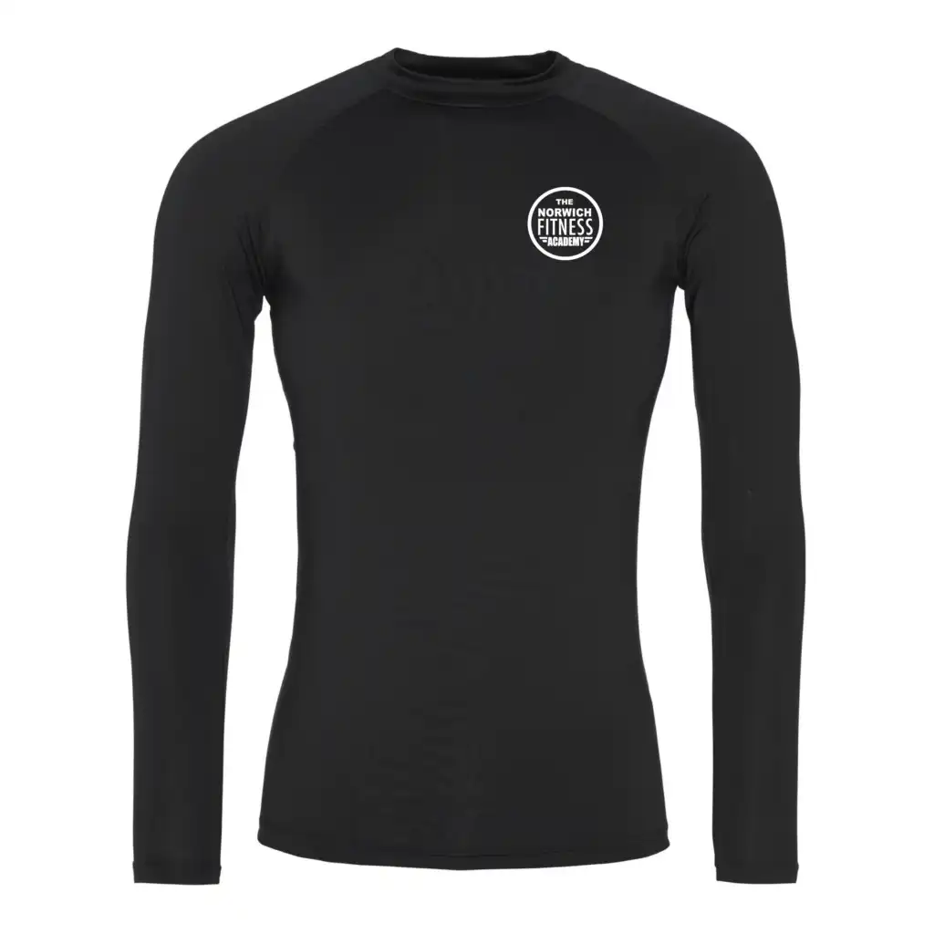 The Norwich Fitness Academy - Long Sleeve Base Layer - Black