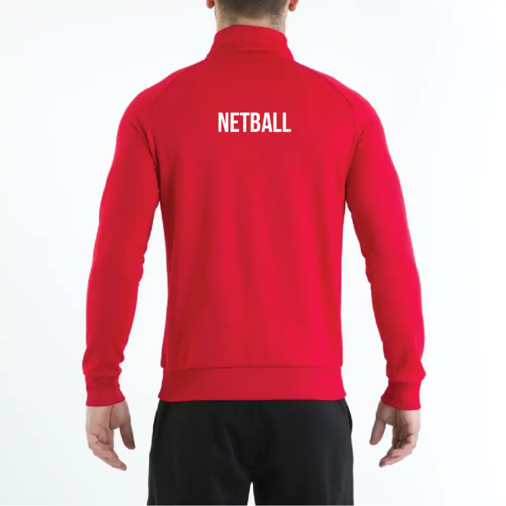Jane Austen College (Netball) - Joma Unisex Faraon 1/2 Zip - Red