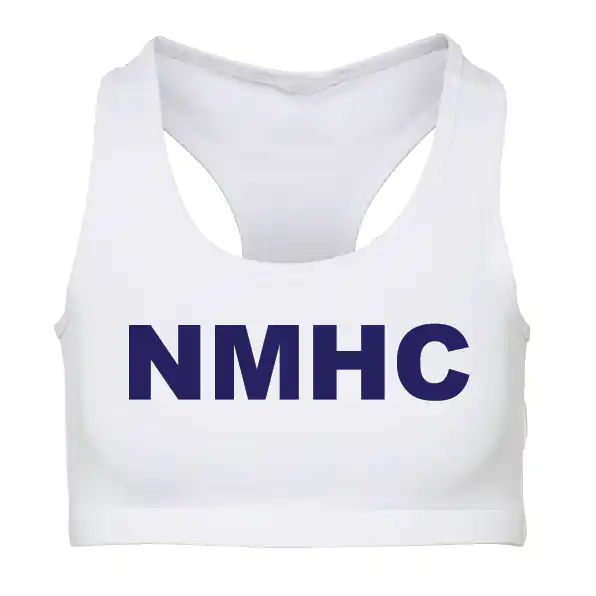 Norwich Medics Hockey Club - Girlie cool sports crop top - White