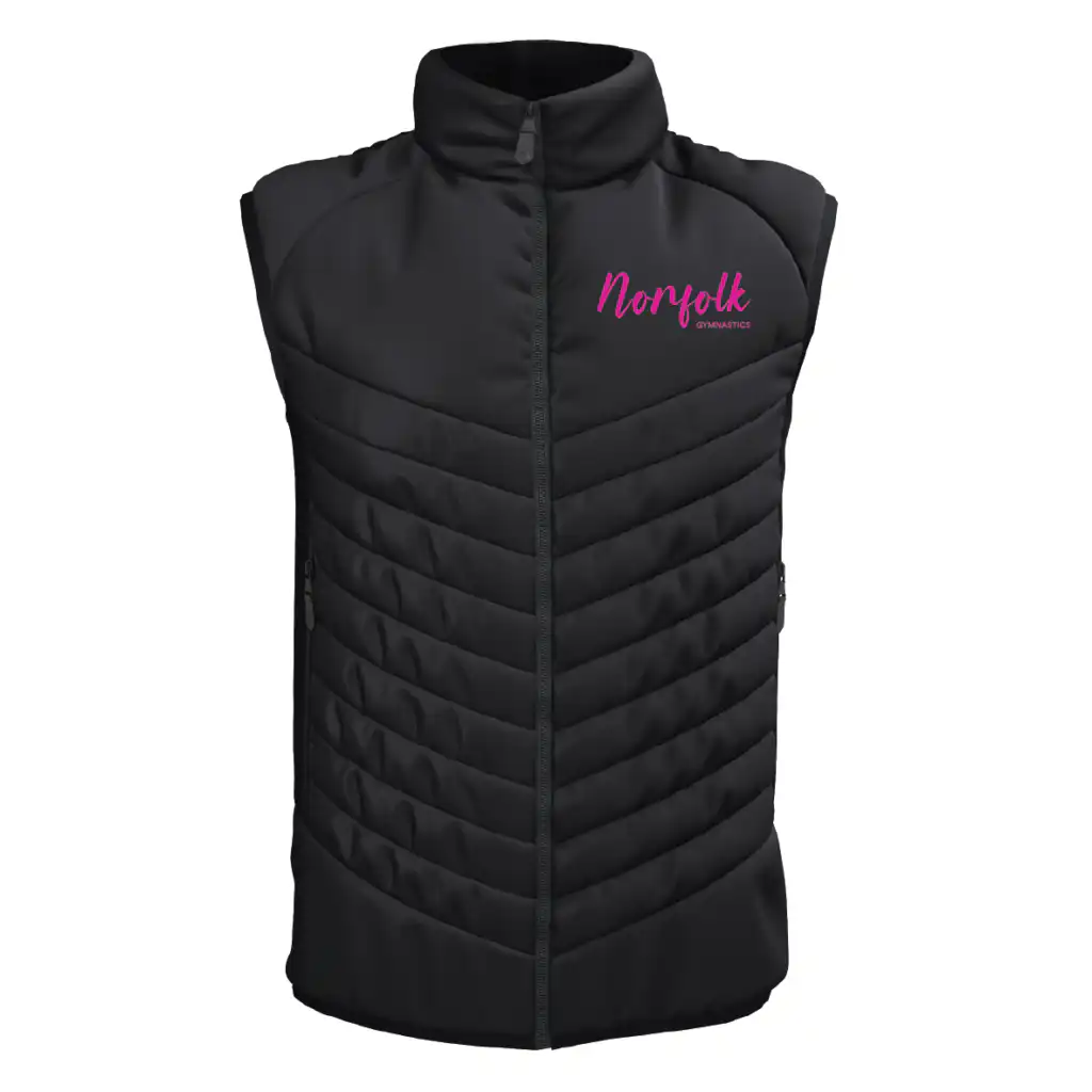 Norfolk Gymnastics Squad - Apex Gilet (Black)