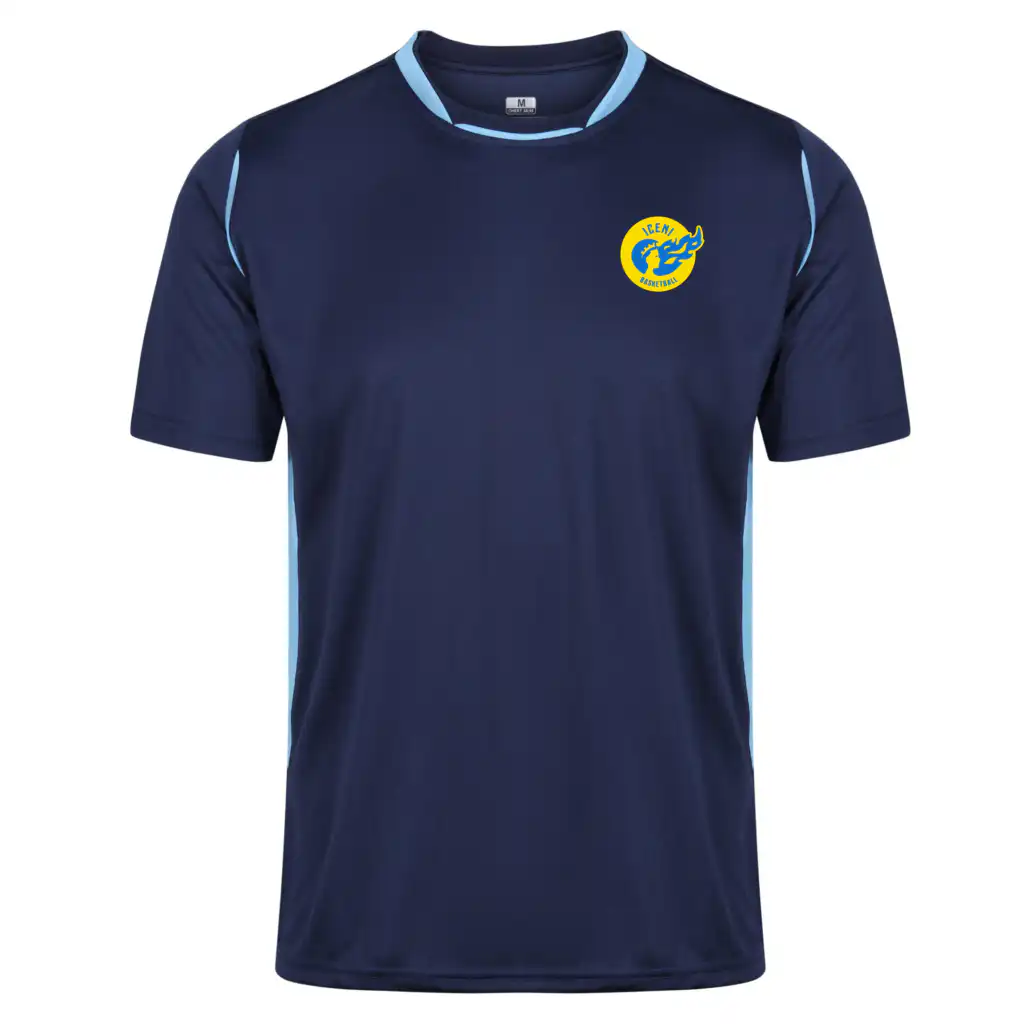 Iceni Basketball - Pro Training Tee - Navy/Sky