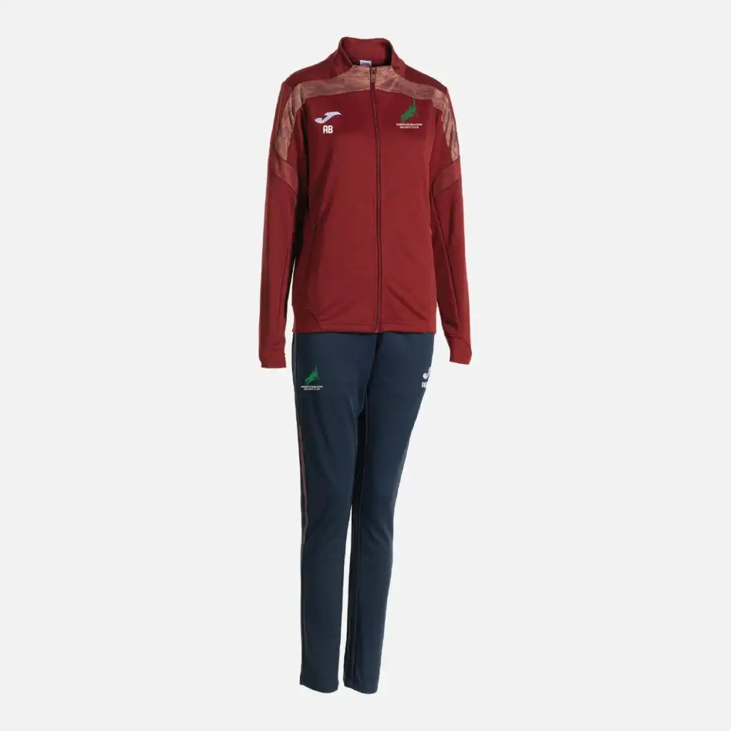 Norwich Dragons Hockey Club - Joma Championship VIII Ladies (COACH) Tracksuit - Burgundy