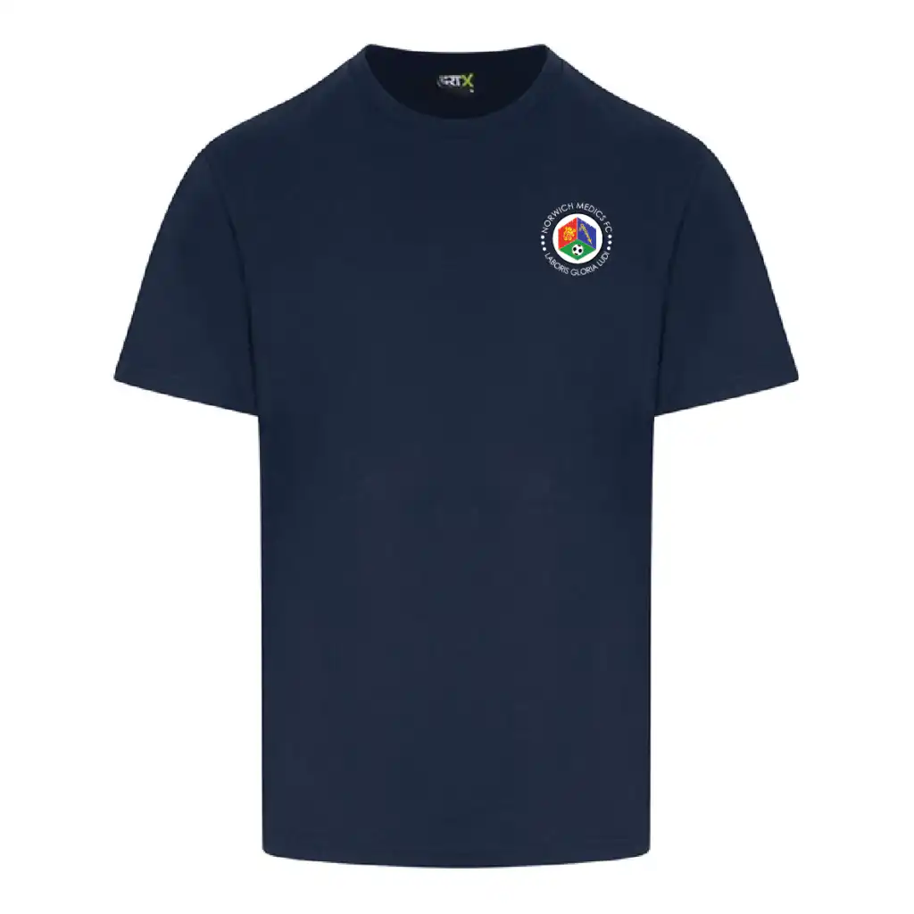 Norwich Medics Football Club – Cotton Tee – Navy