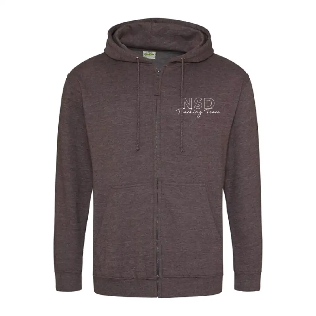 NSD Teaching Team Zipped Hoodie (Charcoal)