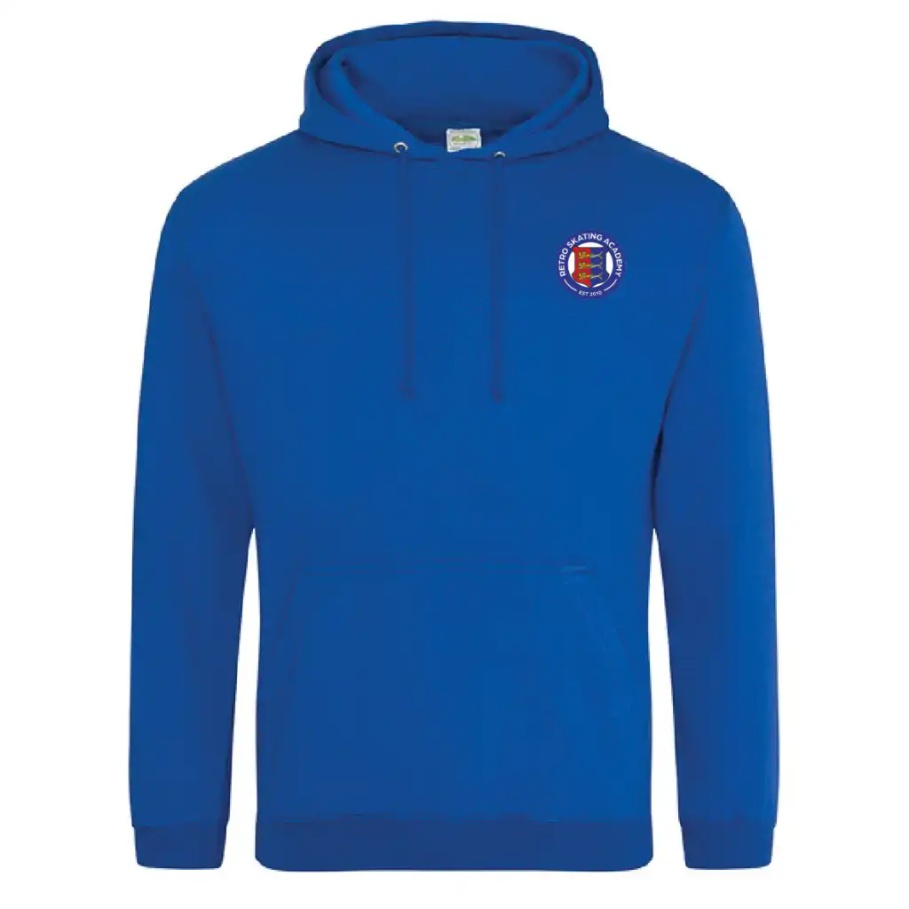 Retro Skating Academy - College Hoodie - Royal Blue