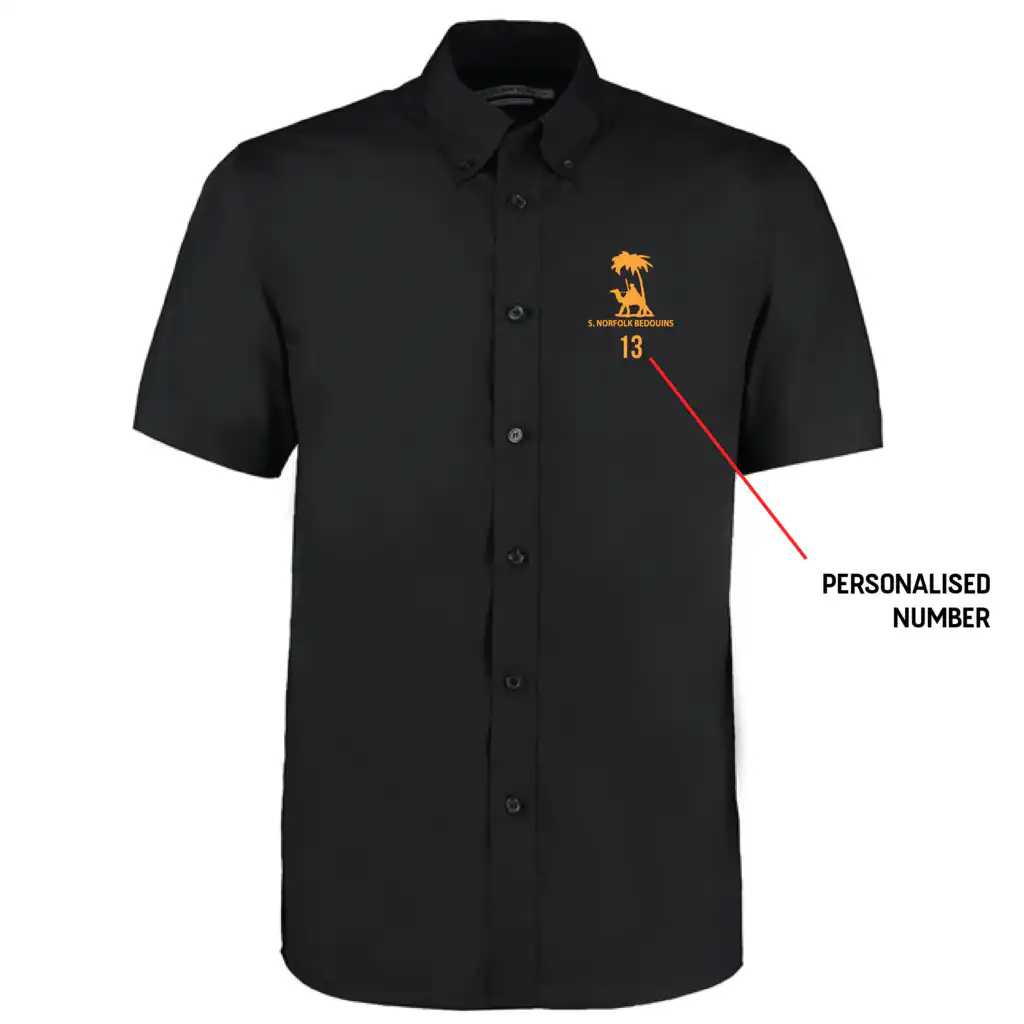 South Norfolk Bedouins – Short Sleeved Classic Shirt (Black)