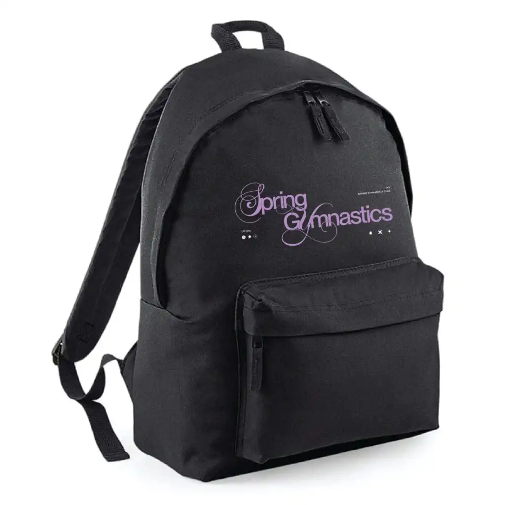 Spring Gymnastics Club Original Fashion Backpack (Black/Black)