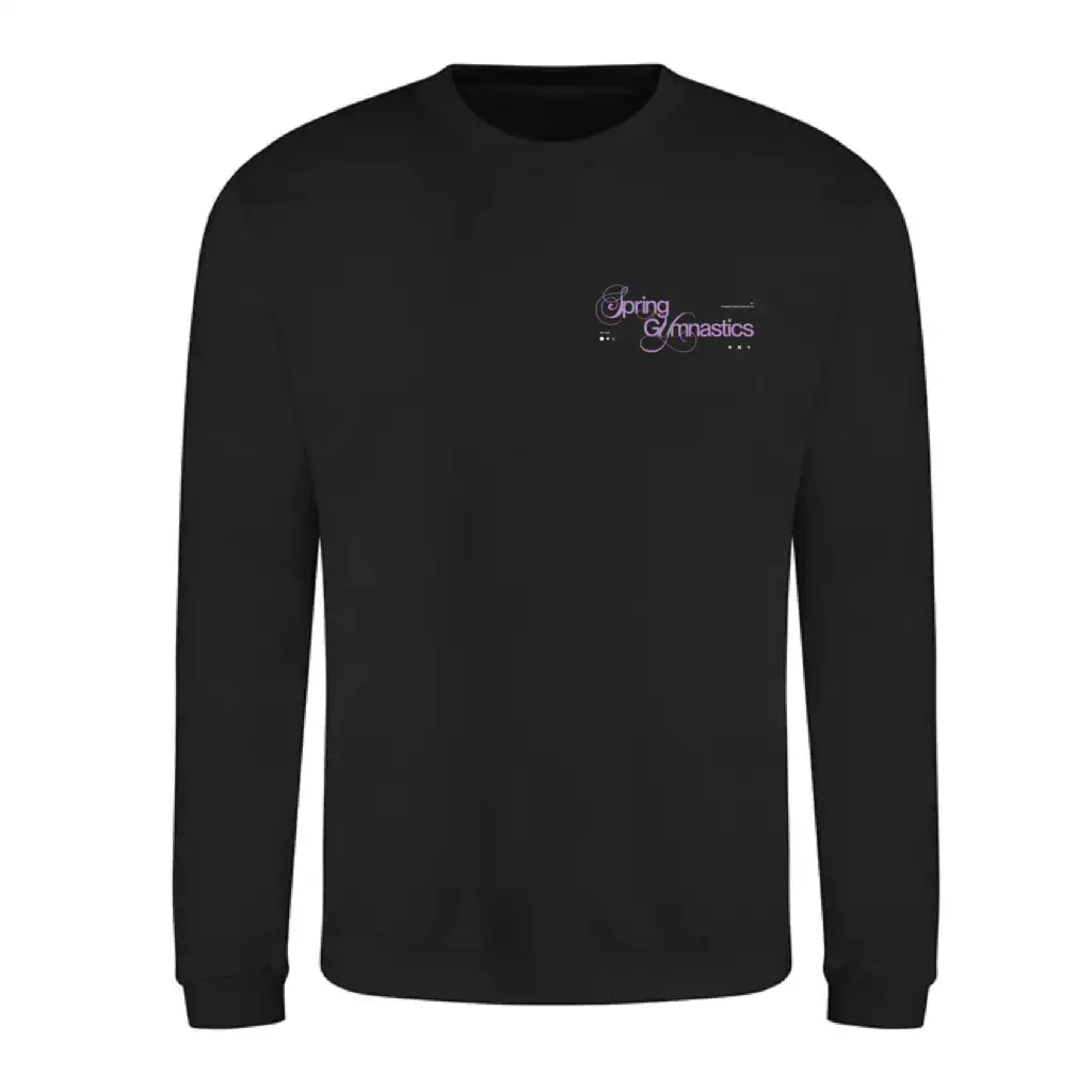 Spring Gynmastics Club Adult Classic Sweatshirt (Jet Black)