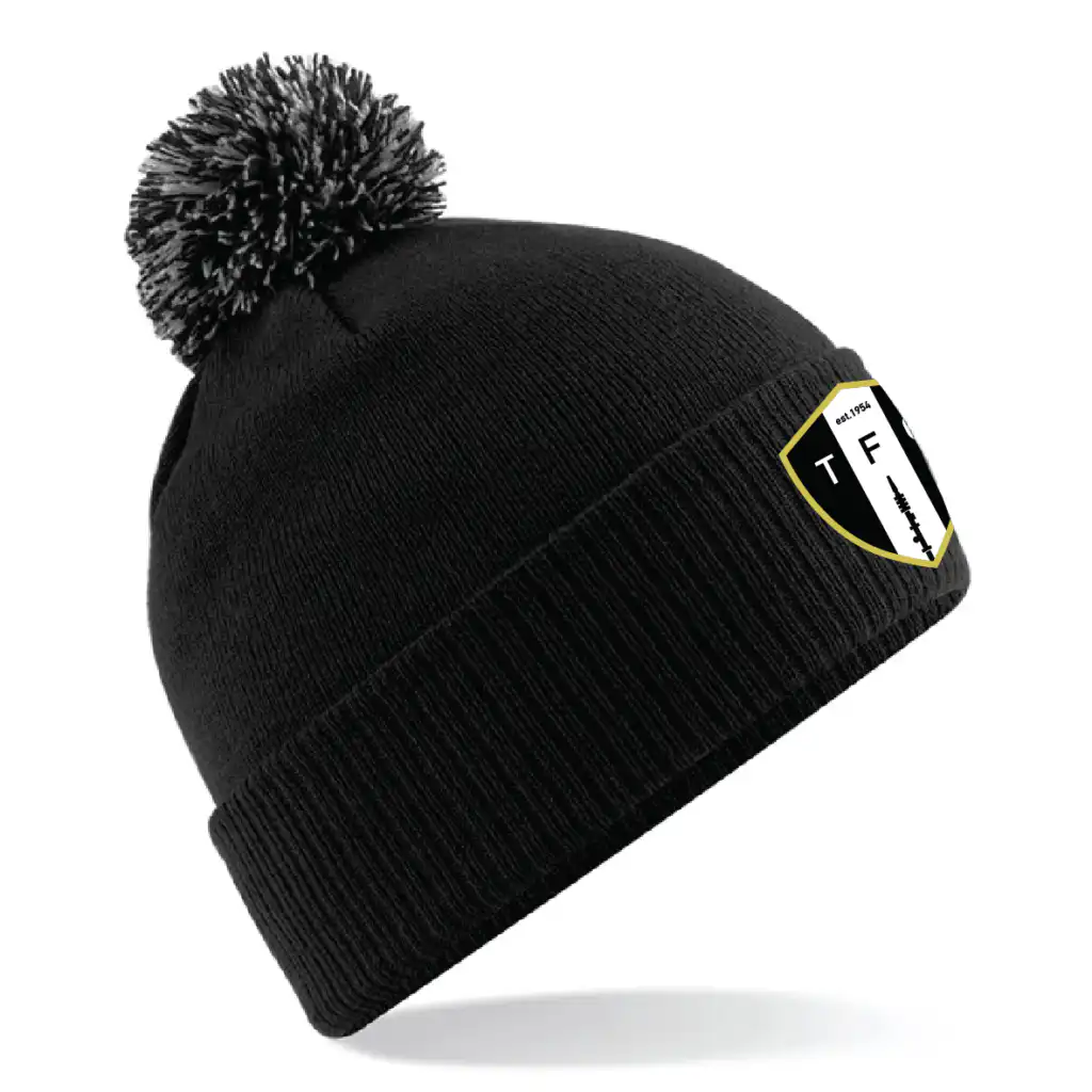 Tacolneston FC - Snowstar Beanie - Black / Grey