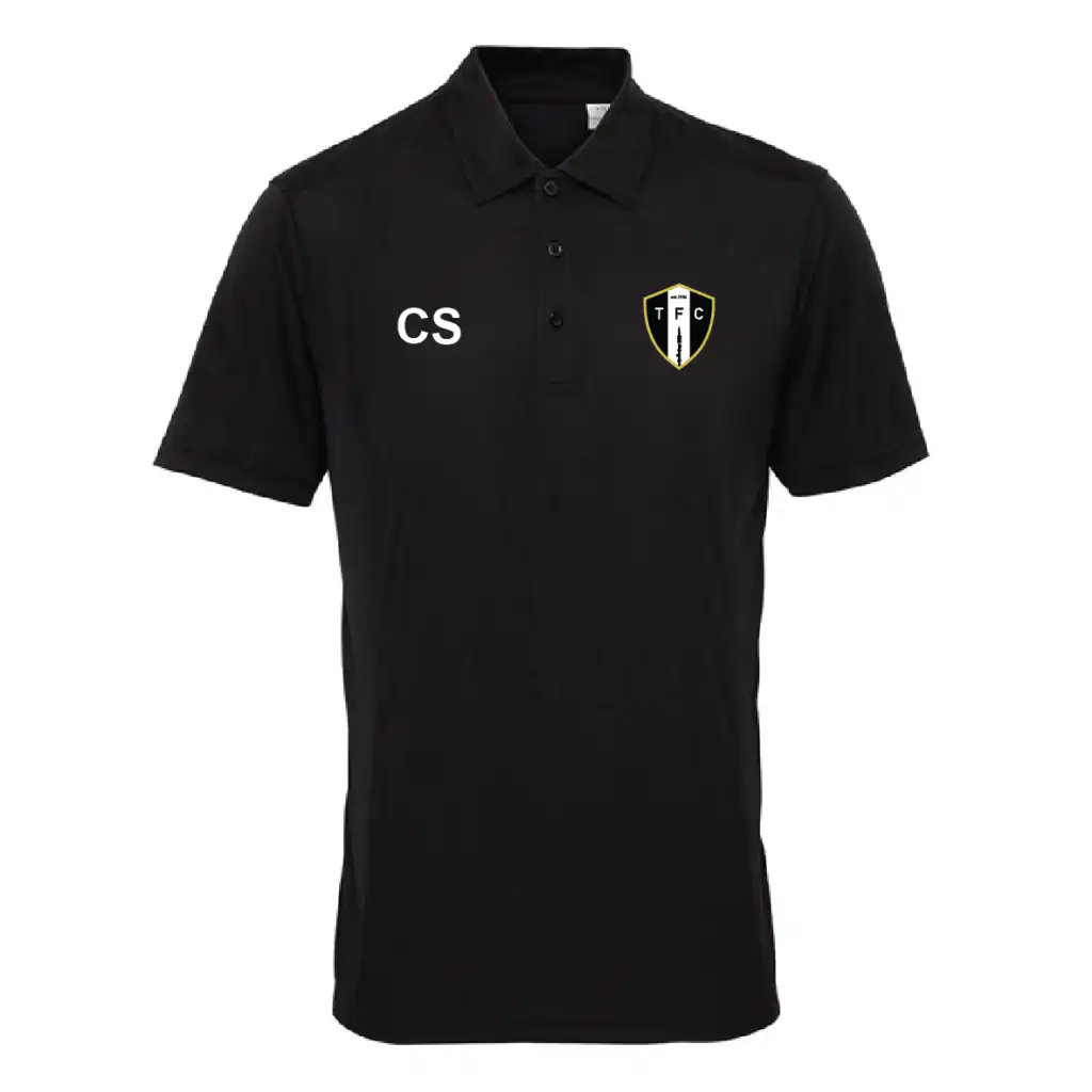 Tacolneston FC - Panelled Polo - Black