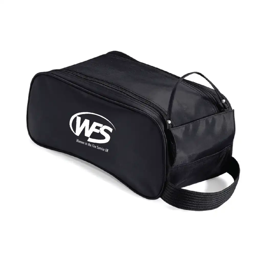 Women in the Fire Service UK - Teamwear Shoe Bag - Black