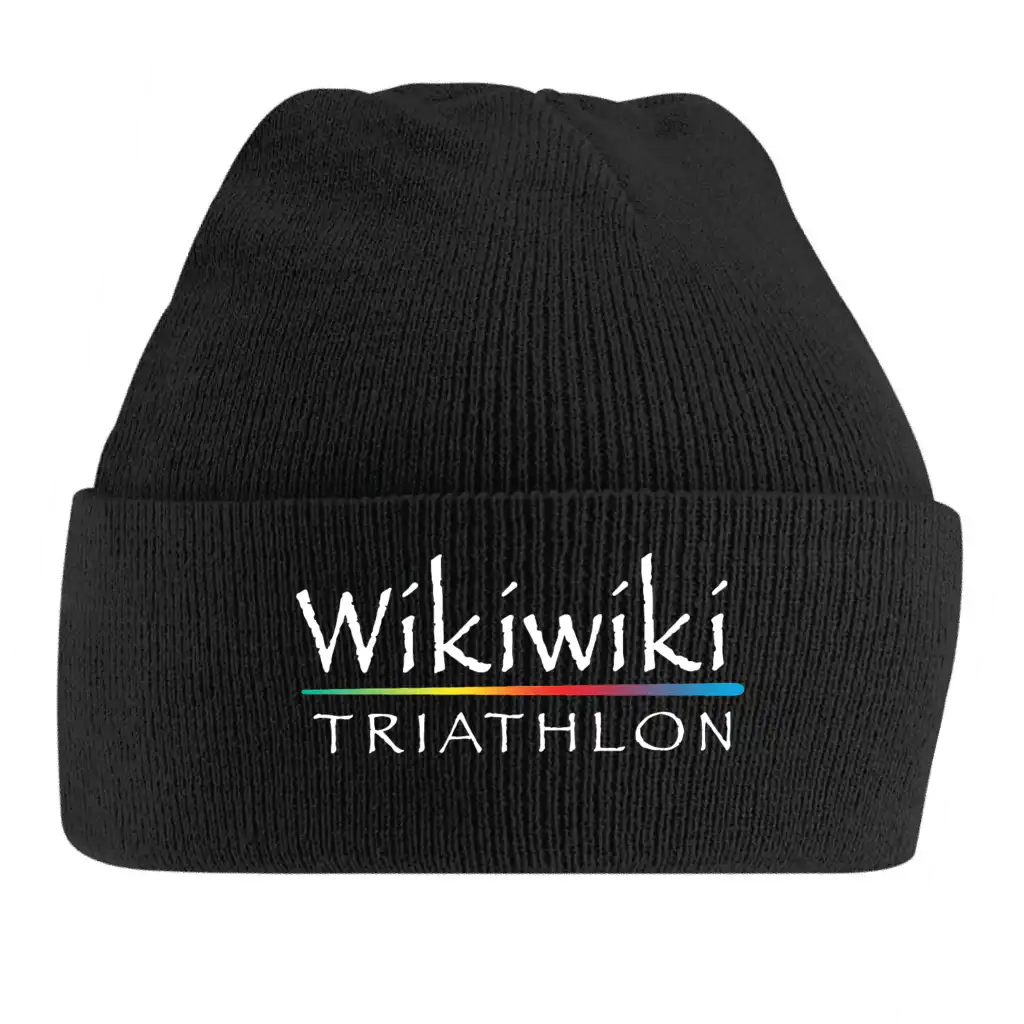 Wikiwiki Triathlon Cuffed Beanie