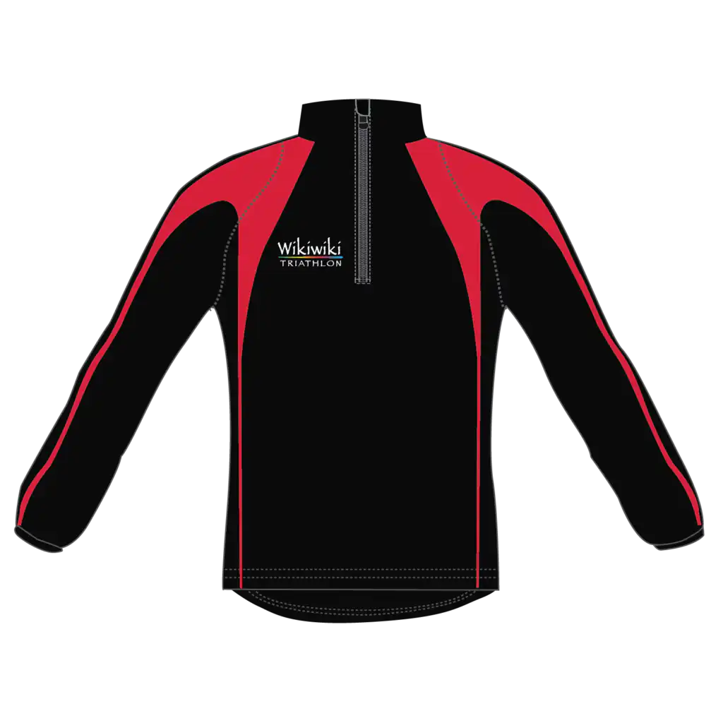 Wikiwiki Triathlon - Pro Midlayer TEAM EDITION - Black/Red