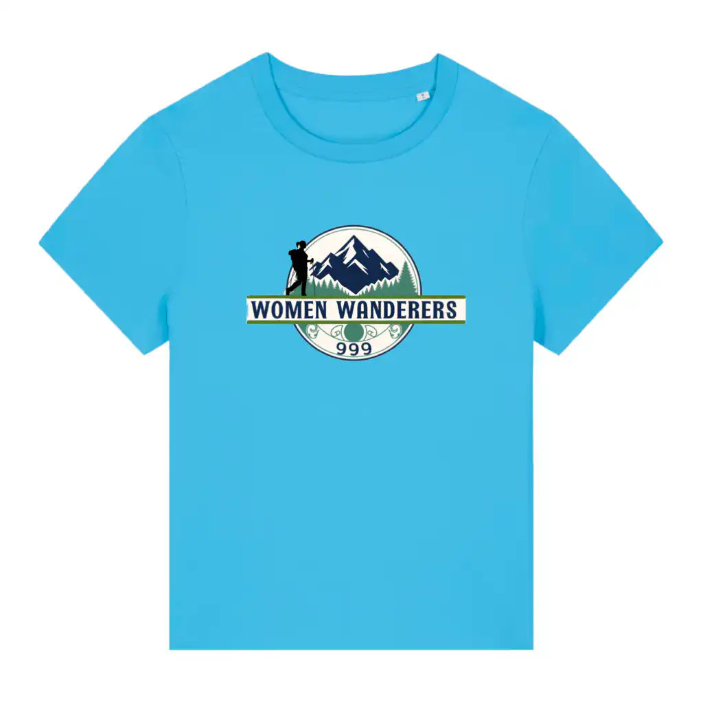 Women Wanderers 999 - Women's Stella Muser Iconic T-Shirt - Aqua Blue