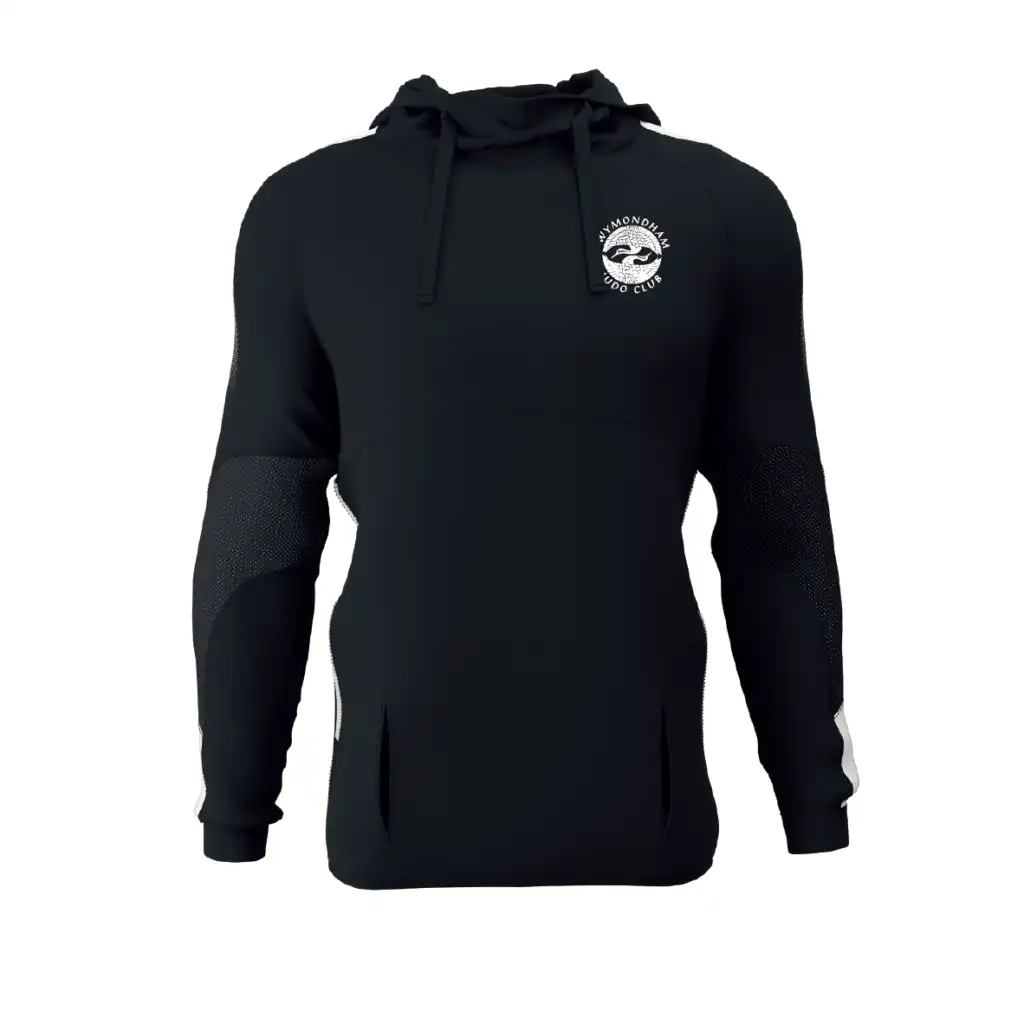 Wymondham Judo Club - EDGE Pro Hoodie - Black / White